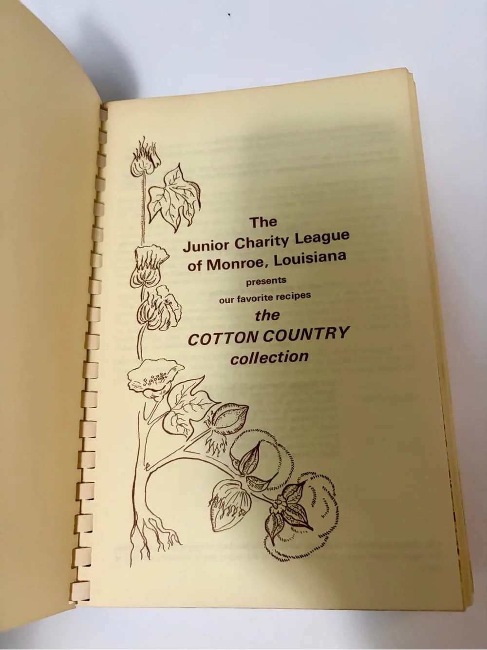 The Cotton Country Collection Louisiana cookbook